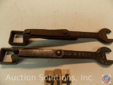 Buggy Wrench 8 in. marked 'C.E. Bailey', (2) pieces, onee missing nut retainer