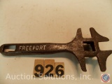 Buggy Wrench 7.5 in. marked 'Freepoint'