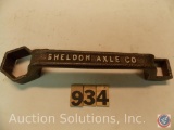 Buggy wernch 9 in. marked 'Sheldon Axle Co'