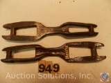(2) Buggy Wrenches 9 in. marked 'Buckeye' Buggy Whip Holder 7 in. OAL (not pictured)