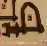 Clevis and Wrench hitch pin unmarked (threads are shot)