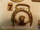 Brasses (harness) marked 'Studebaker'