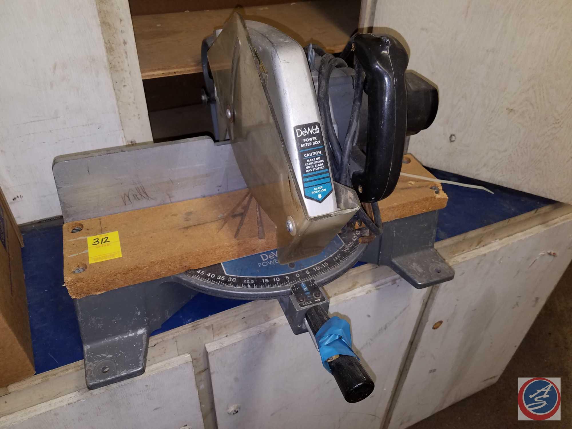 DeWalt 10 Power Mitre Box Cat. No. 3417 7717 Proxibid