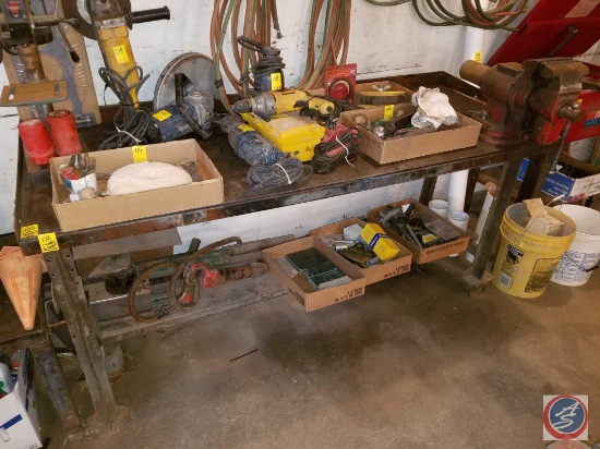 Welding Bench 72" x 28" x 36" with Attached Bench Vise