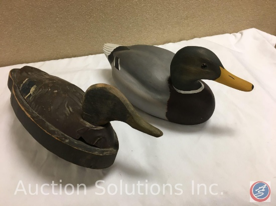 Hand Carved/Hand Painted Duck Decoy Marked 1984 Howard Martin