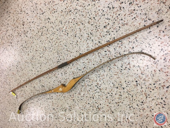 Young American 30# 56" Wooden Archery Bow; Vintage Wooden Bow