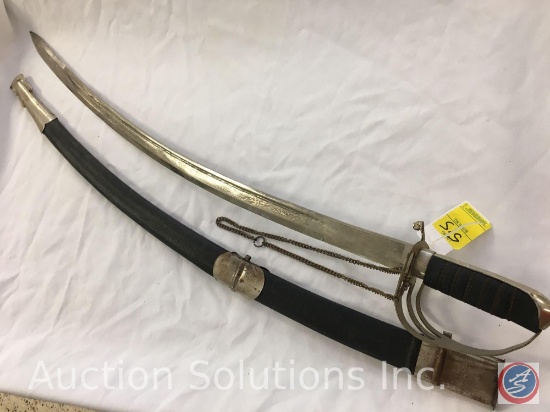 Antique Indian Sword with Scabbard