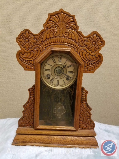 Antique Pendulum Gingerbread Clock