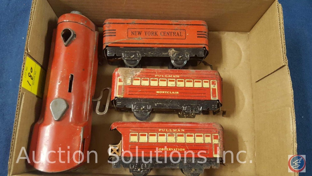 antique wind up trains