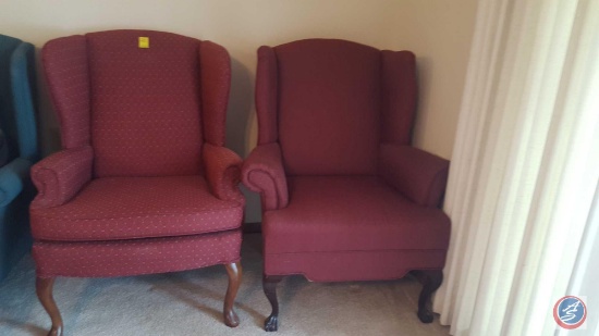 (2) Upholstered Arm Chairs