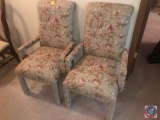 (2) Upholstered Chairs with Arms