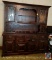 (2) Piece Antique China Hutch (Bottom 74
