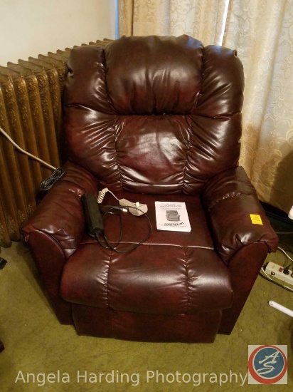 ComfortLift Brown Leather Lift Chair (Like-New)38"x31"x41"