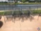 {{8X$BID}} (8) Iron Patio Chairs {{STYLE AND CONDITION MAY VARY}}