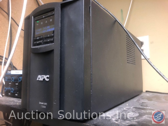 {{3X$BID}} (3)APC Smart-UPS 1500 Power Back Up, APC Back-UPS 350
