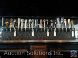 19 Beer Tap with (2) Blowers, Incl. Tap Handles {{NO COOLING SYSTEM}} {{BUYER MUST REMOVE