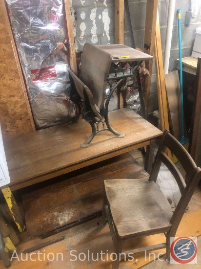 Antique School Desks, Vintage School Desk