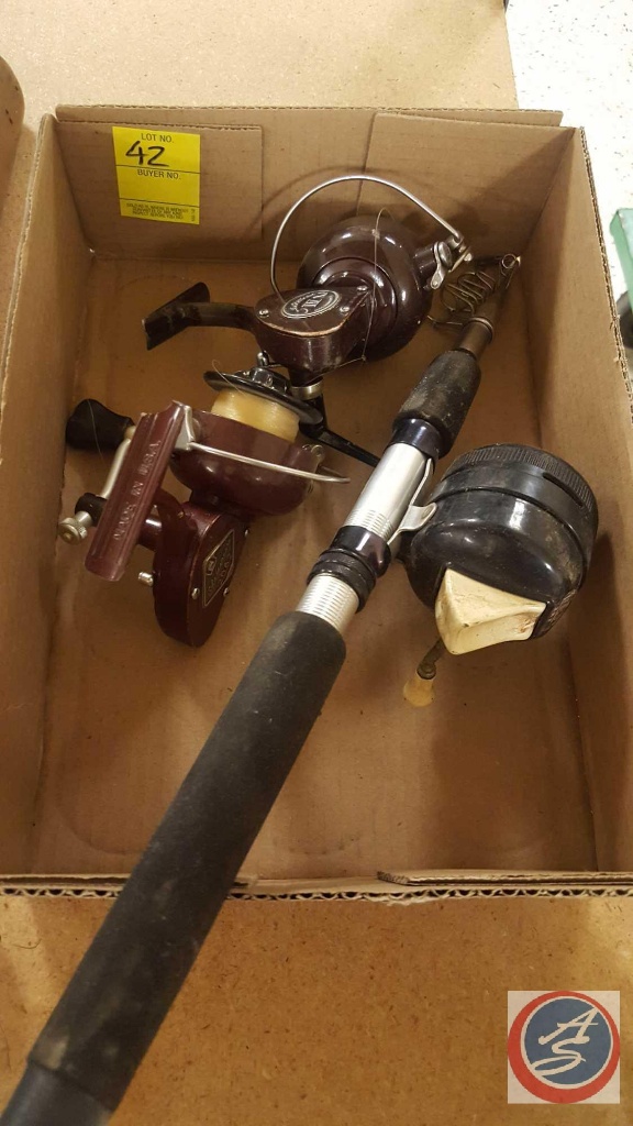 vintage zebco 202 rod and reel
