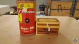 Crosman Super BBs Model 747 (Partial Canister), Daisy Treasure Chest BBs (Partial Box)