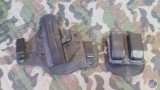 Alien Gear Concealed Carry Left Hand Holster, Fobus Double Magazine Pouch for 9mm and 40 Double
