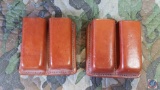 {{2X$BID}} (2) Tagua Gunleather Double Magazine Holsters