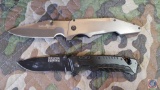 TRS Tactical Survival Knife and Hoffman Richter HR-30 Tactical Folding Knife