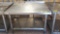 Stainless Steel Equipment Base w/ Back Splash and Shelf 36