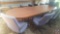 10' Oval Conference Table (120'' x 46'') Split in the middle (has connecting rails) for easy