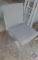 [2] Gray Upholstered Metal Frame Stacking Chairs w/ NO Arms *NOTE* This item is located near 192 and