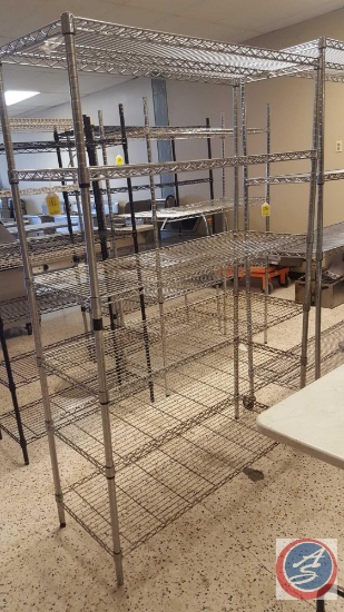 Six Tier NSF Shelving 48" x 18" x 72"