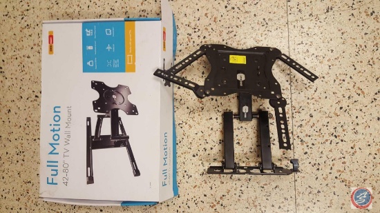 Full Motion TV Wall Mount for 42" - 80" Televisions w/ Box