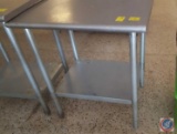 Stainless Steel Prep Table w/ Shelf 30