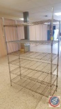 Four Tier NSF Shelving on Casters 47 1/2