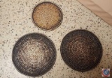 (28) 12'', and (40) 10'' Perforated Pizza Pans