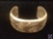 Original Tommy Singer Sterling Silver Storytelling Cuff Bracelet