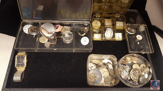 Watch Parts Incl. Bulova, Westfield, Caravera, More