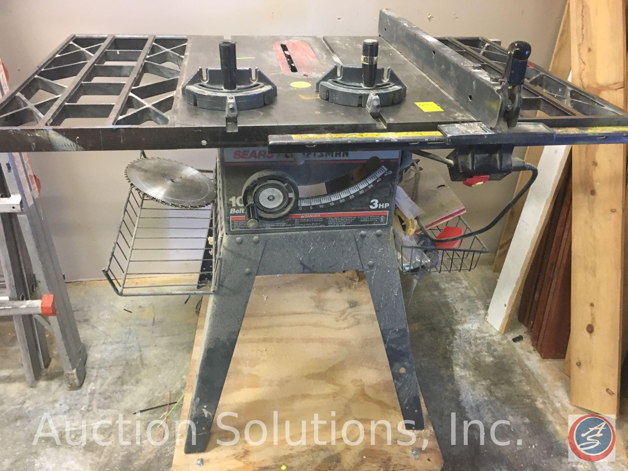 Craftsman belt 2024 drive table saw
