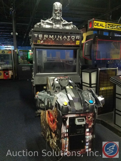 Two Player Terminator Salvation Arcade Game Serial No. TSD-03481 {{SOME GAMES MAY STILL HAVE COIN OP