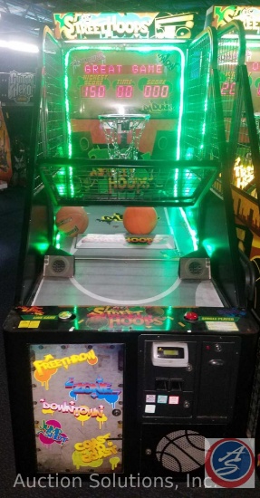 Cec Street Hoops Basketball Arcade Game Serial No. JTLQ20080605033 Model No. A307 with Intercard