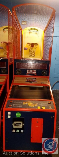 Skee Ball Super Shot Basketball Game with Intercard Reader Serial No. 01018494 {{SOME GAMES MAY