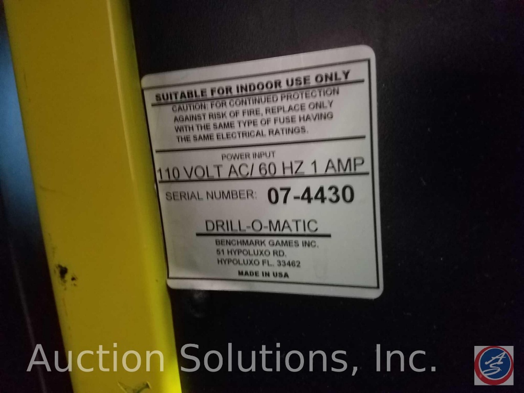 Drill-O-Matic by Benchmark Games with Intercard Reader {{SOME GAMES MAY  STILL HAVE COIN OP | Industrial Machinery & Equipment Business Liquidations  Entertainment & Arcade Center Liquidations | Online Auctions | Proxibid