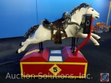 Vintage Stallion Coin Op Kiddie Ride; Equipped with Intercard Card Reader {{ORIGINAL COIN BOX