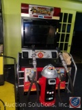 Two Player Sega Brave Firefighters Arcade Game with Intercard Reader no Model or Serial No.