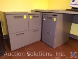 (3) 2 Drawer Filing Cabinets 14 1/2