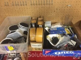 Safety Glasses, Face Mask, Paint Roller, Basketball Net, Billiard Brush, Carpet Tape, Bits