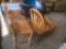 (2) Italian Bar Stools w/ Woven Rush Seats 36