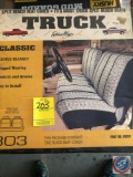 Split Bench Truck Seat Cover Classic Saddle Blanket