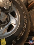 (4) Bridgestone Dueler RVT Tires on Dodge Rims P265/75R16