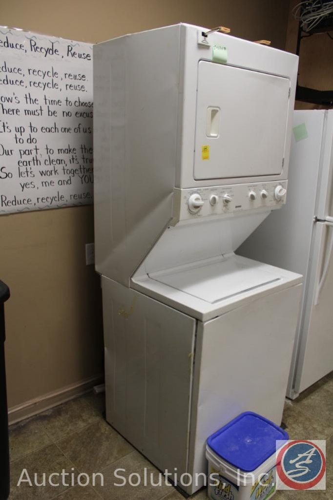 Kenmore Stackable Washer and Dryer Model No. 417.94812301 27 x 23 x 74 |  Industrial Machinery & Equipment Business Liquidations Schools & Daycare  Liquidations | Online Auctions | Proxibid