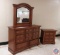 Vanity Dresser w/ Eight Drawers and Mirror 64